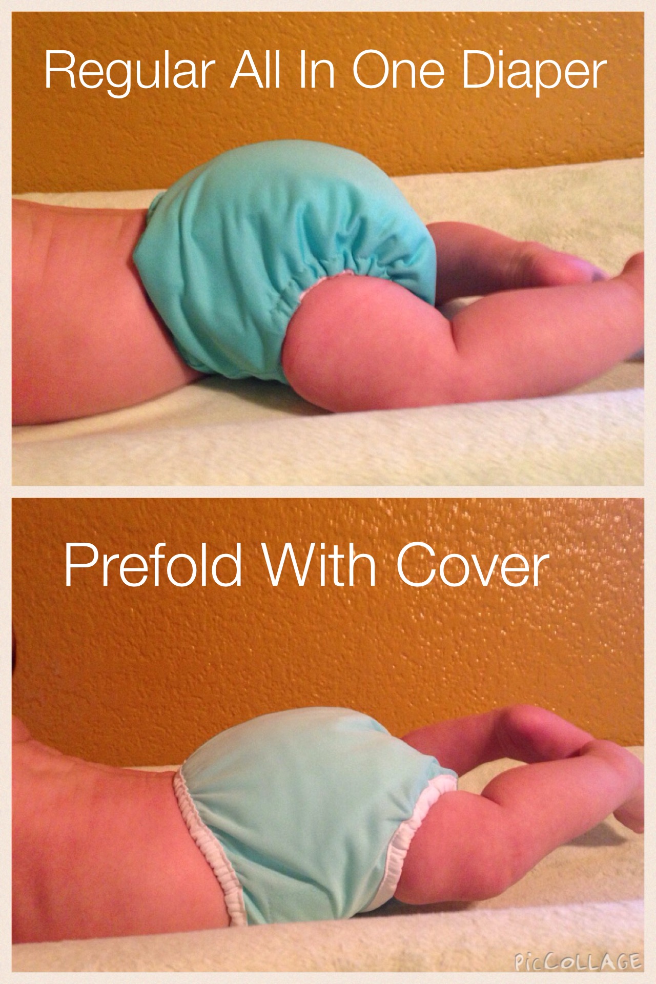 Prefold With Cover - Sized Diapers 