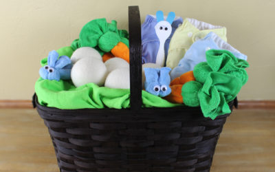 Easter Basket Cloth Diaper Cake Tutorial & Giveaway!