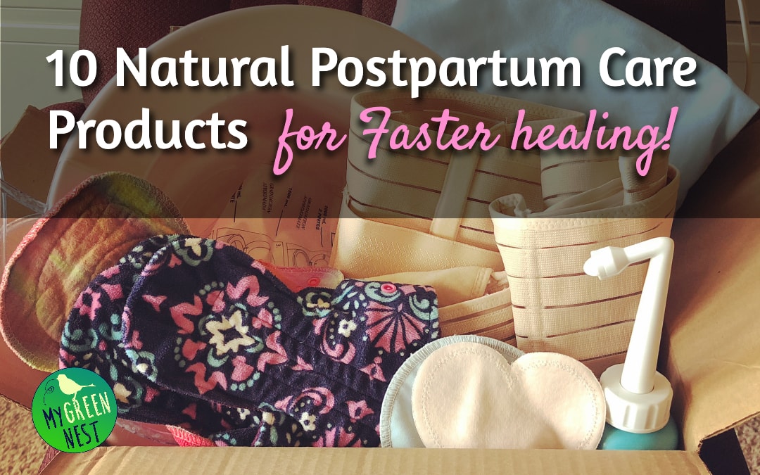 10 Natural Postpartum Care Products - Blog Cover Image