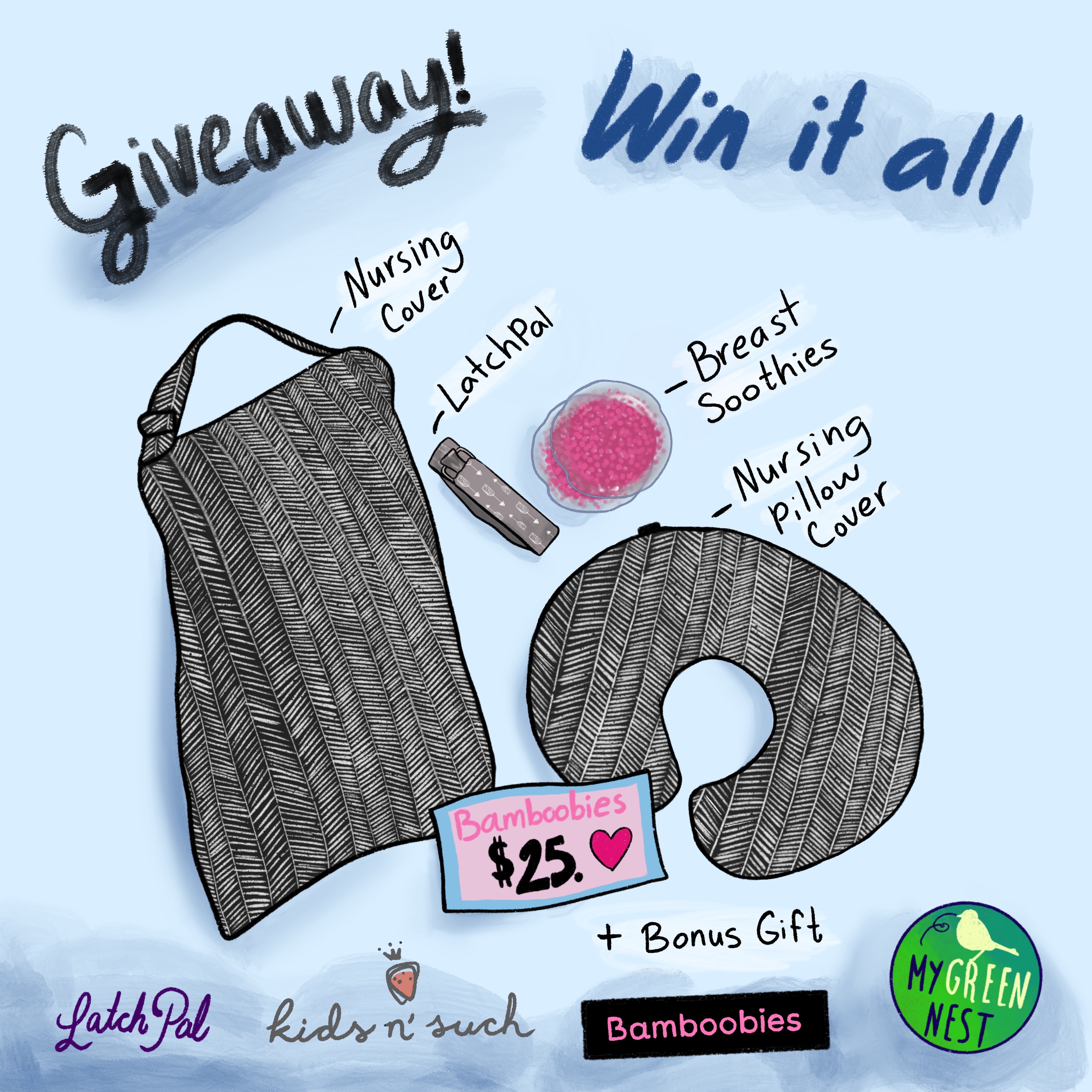 Giveaway Image, Breastfeeding Products
